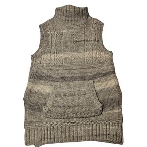 VTG Denim & Supply Ralph Lauren Turtleneck Tunic Sweater Vest Small Wool